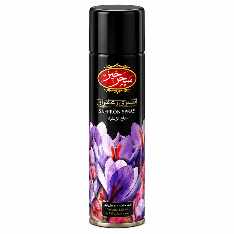 اسپری زعفران سحرخیز خوش عطر برای طعم دهی آسان غذاها